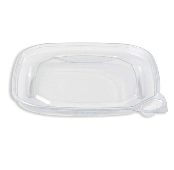 Placon EV1-LID1, Evolutions Tamper-Resistant Square Deli PET Lid, 400/Cs