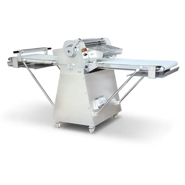 Prepline FSS-89-220, 89-Inch Floor Reversible Dough Sheeter with Roller Pin, 220V