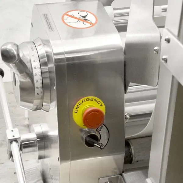 Prepline FSS-89-220, 89-Inch Floor Reversible Dough Sheeter with Roller Pin, 220V