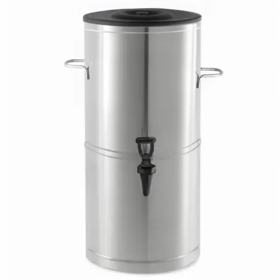 Prepline ITD-5GR, 5 Gallon Round Stainless Steel Iced Tea Dispenser