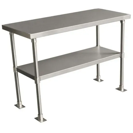 Prepline PDOS-1446, 14x46-inch Stainless Steel Double Deck Overshelf