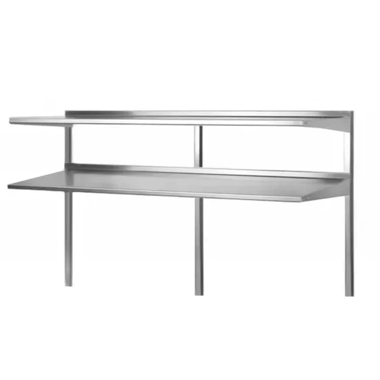 Prepline PDOS-92P, 14x92-Inch Stainless Steel Double Overshelf