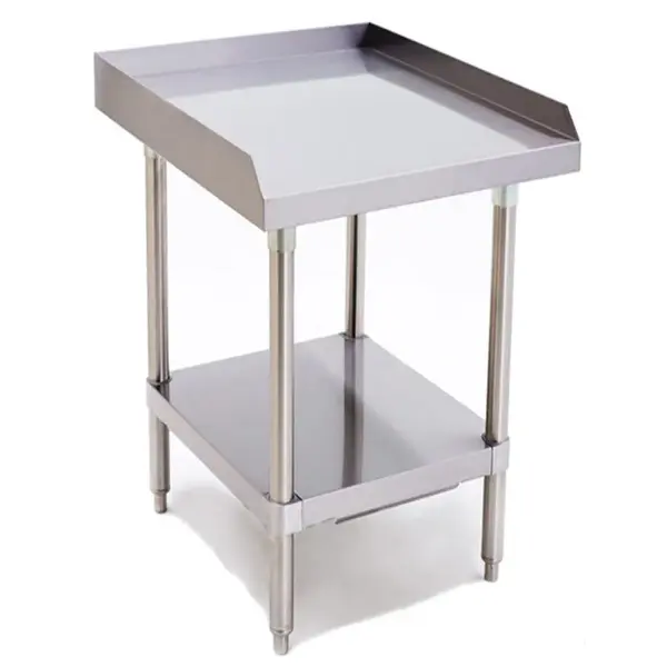 Prepline PES-3012, 30x12-inch Stainless Steel Equipment Stand with Galvanized Undershelf