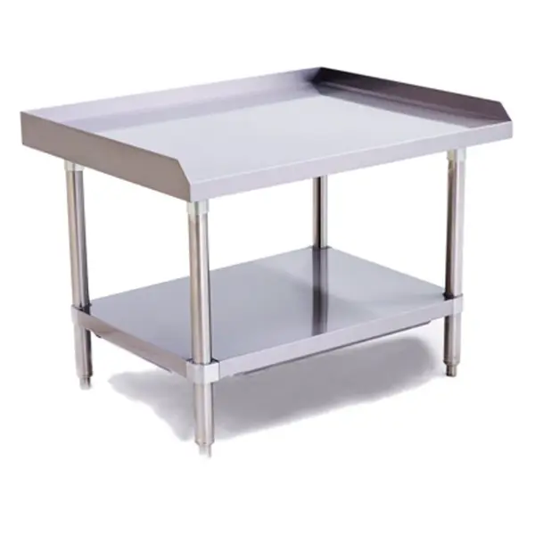 Prepline PES-3024, 30x24-inch Stainless Steel Equipment Stand with Galvanized Undershelf