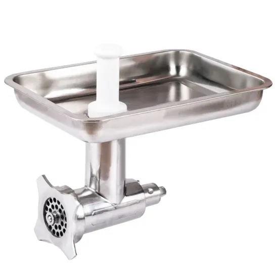 Prepline PMGA22, Stainless Steel #22 HUB Head Mincer Meat Grinder Attachment