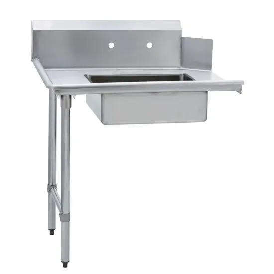 Prepline PSDT-36L, 30x36-inch Left Side Soiled Dishtable with Pre-Rinse Bowl, NSF Listed