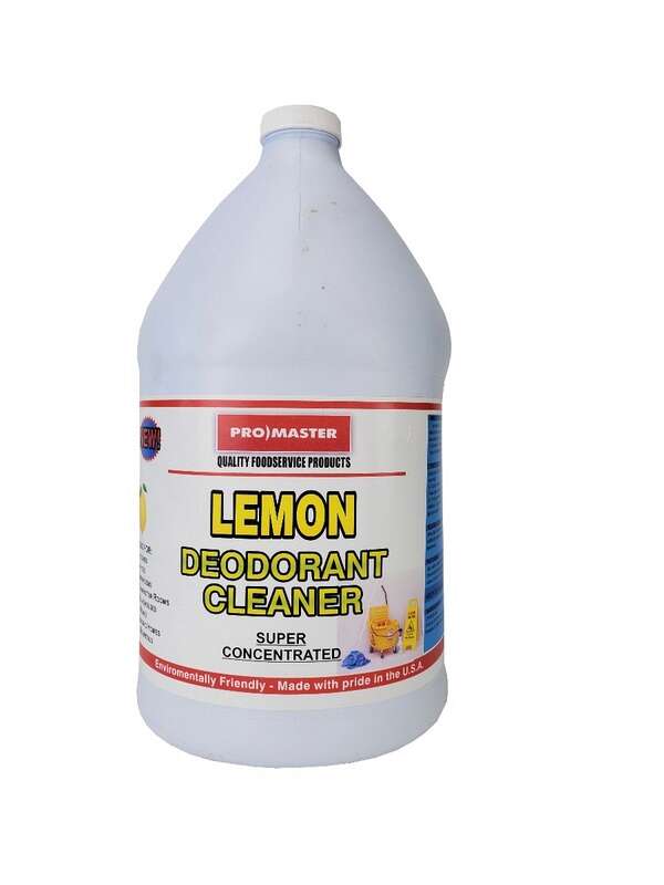 Promaster LM, 1 Gal Lemon Deodorant Floor Cleaner, 4/CS