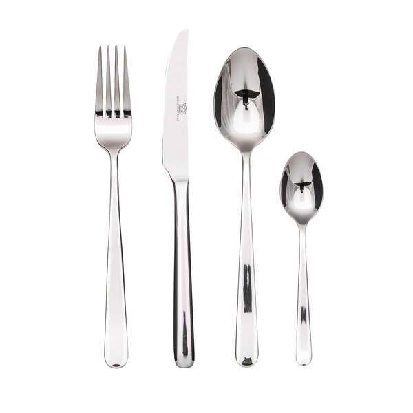 Royal Flatware RF2102TS, Princess Heavyweight Teaspoon, 18/10 Stainless Steel, Mirror Finish, 12/CS