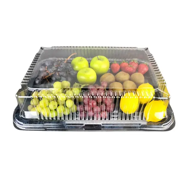 Sabert CLOSEOUT - Sabert 51318, 12x18-Inch PET Clear Dome Lid for 8318 Trays, 36/CS (Trays are Sold Separately)