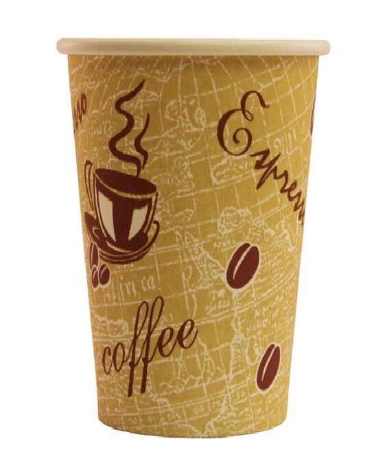 SafePro 16 Oz. Coffee Beans Paper Cups, 1000/CS