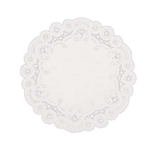 SafePro 16LD 16-Inch White Round Lace Paper Doilies, 250/CS