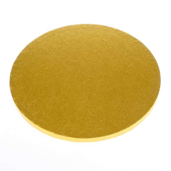 SafePro 18RG, 18-Inch Gold Round Cardboard Trays, 6/PK