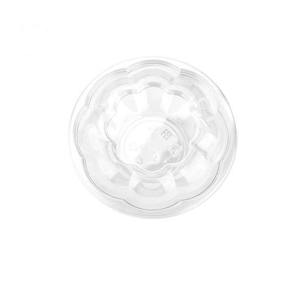 SafePro 24SW150, 24 Oz Clear PET Swirl Bowl with Lid Combo, 150/CS