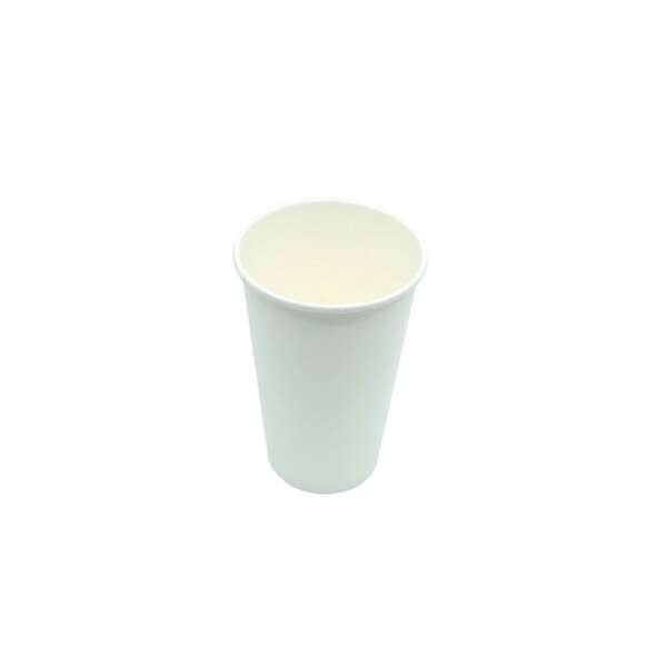 SafePro 316W, 16 Oz White Hot Paper Cups, 1000/Cs