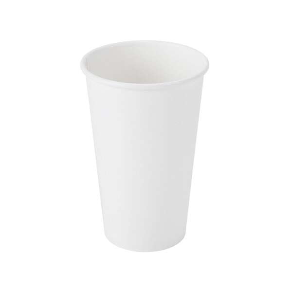 SafePro 316W, 16 Oz White Hot Paper Cups, 1000/Cs