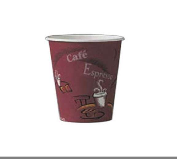SafePro 4 Oz. Bistro Solo Coffee Paper Cups, 1000/CS