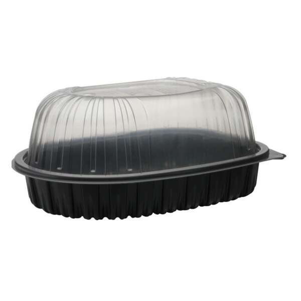 SafePro 48RCIM 48 Oz Chicken Roaster Microwavable Containers, 100/CS