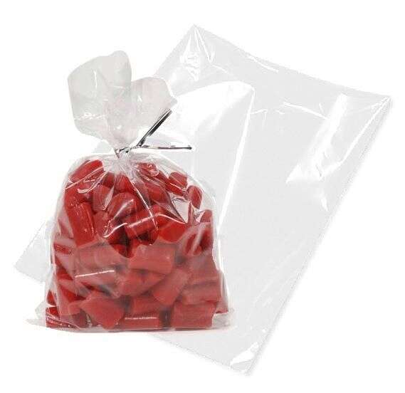 SafePro 8418V, 8x4x18-Inch 0.80 Mil Clear Poly Vented Produce Bag, 1000/CS
