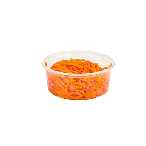 SafePro 8R, 8 Oz Clear Plastic Deli Containers, 500/CS. Lids Sold Separately.