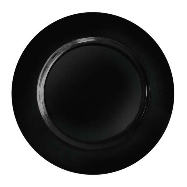 SafePro 9PLPB 9-Inch Black Plastic Plates, 400/CS