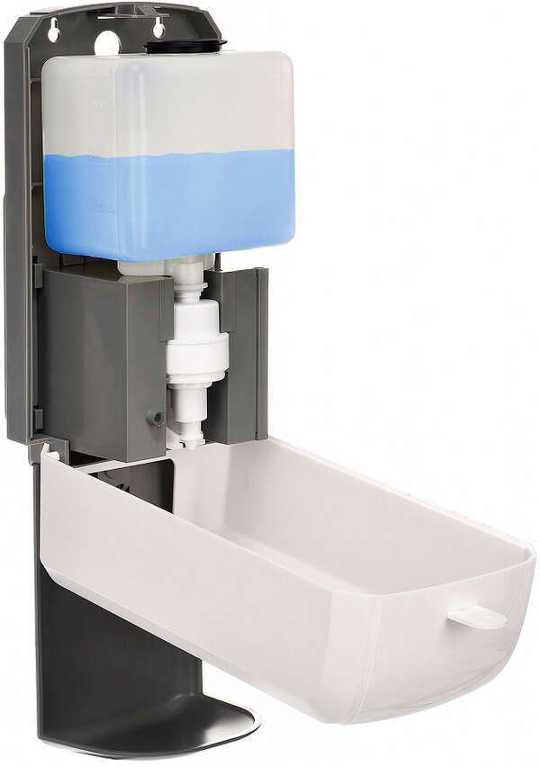 SafePro ASD1200-S-S 1200 ML Automatic Bulk Gel Hand Soap Dispenser w/Stand