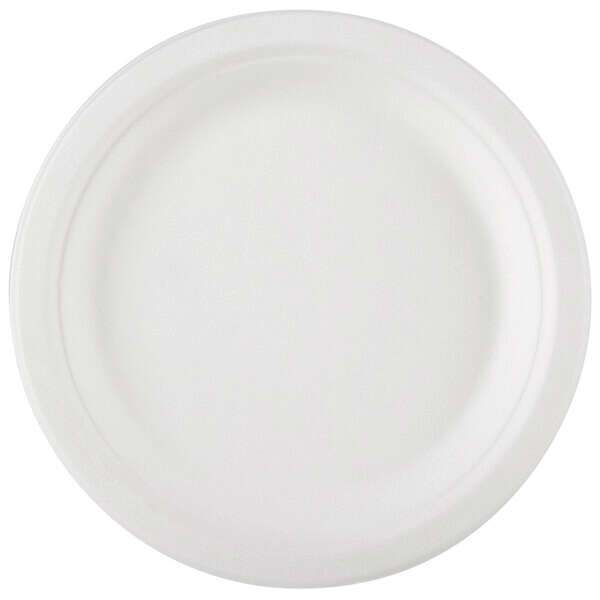 SafePro BP71 C 7-Inch Bagasse Compostable Round Plate, 1000/CS