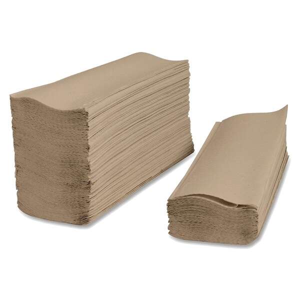SafePro CFTB, Kraft Brown C-Fold Paper Towels, 2400/CS