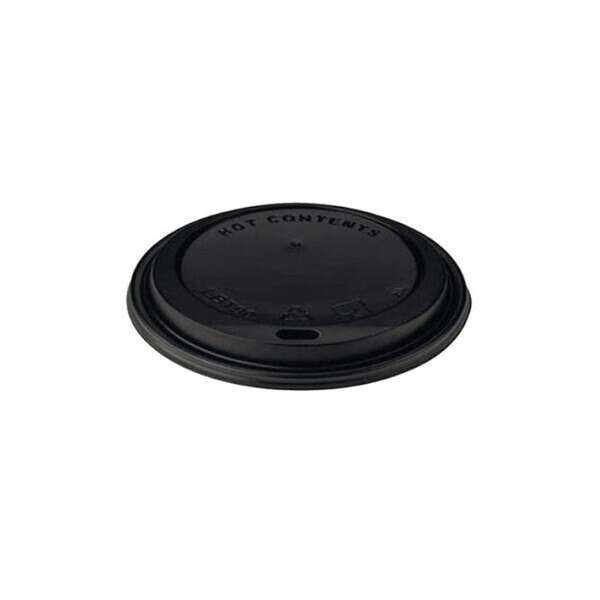 SafePro DDL4B, Black Dome Lid with Sip Slot for 4 Oz Hot Cups, 1000/CS