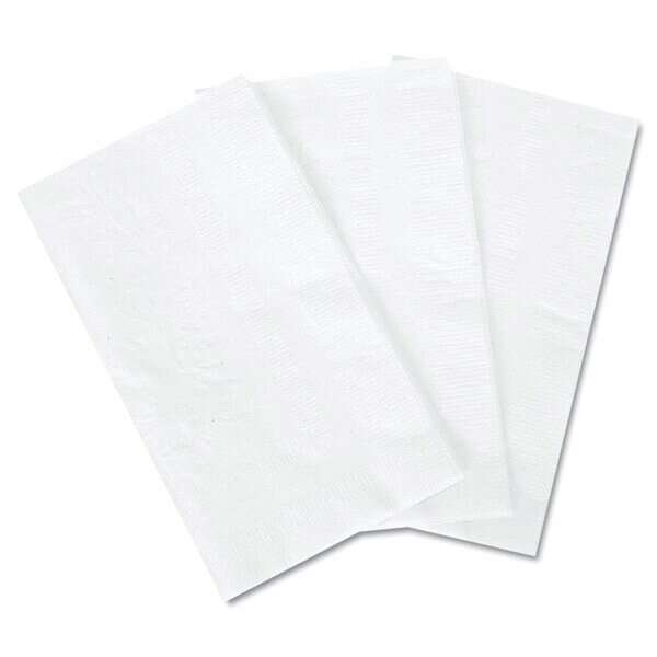 Heavenly Soft DNAPM, 15x17-Inch 2-Ply White Dinner Napkins, 3000/CS