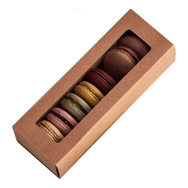 SafePro ECOUNIBOX, Kraft Macaron Boxes, 300/CS