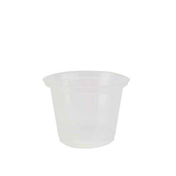 SafePro FK075, 0.75 Oz Clear Polypropylene Portion Cup, 2500/CS. Lids Sold Separately.