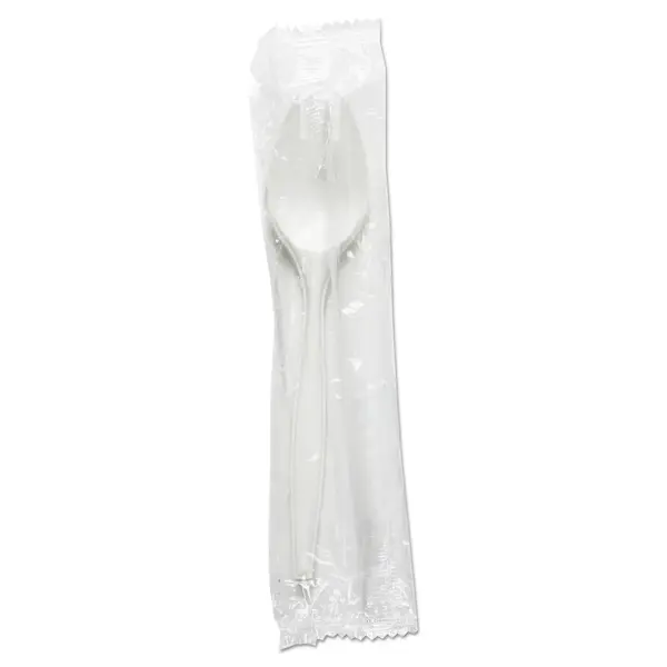 - SafePro IWSPORKM Individually Wrapped White Medium Weight Plastic SPORK, 1000/CS