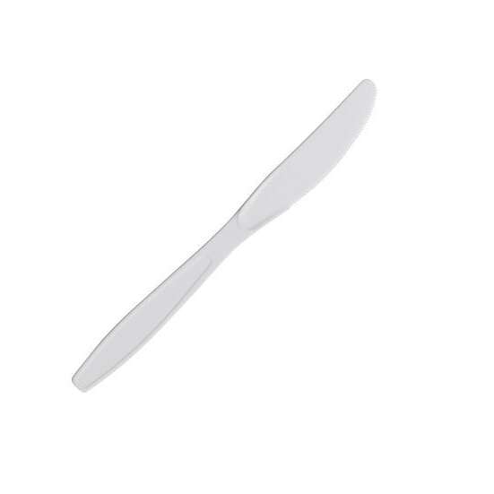 SafePro KH White Heavyweight Plastic Knives, 1000/CS