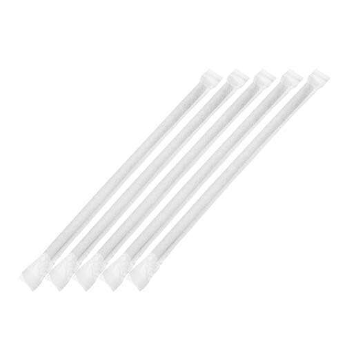 SafePro PSWB 7.75-Inch Black Wrapped Paper Jumbo Straws, 3200/CS