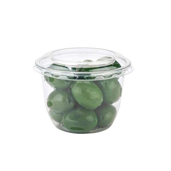 SafePro RC1-08C, 8 Oz Clear PET Deli Containers, 1000/CS. Lids Sold Separately.