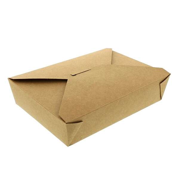 Safepro Eco SB02 49 Oz 8.75x6.25x1.88-Inch Take-out Microwavable Kraft Paper Container #2, 200/CS