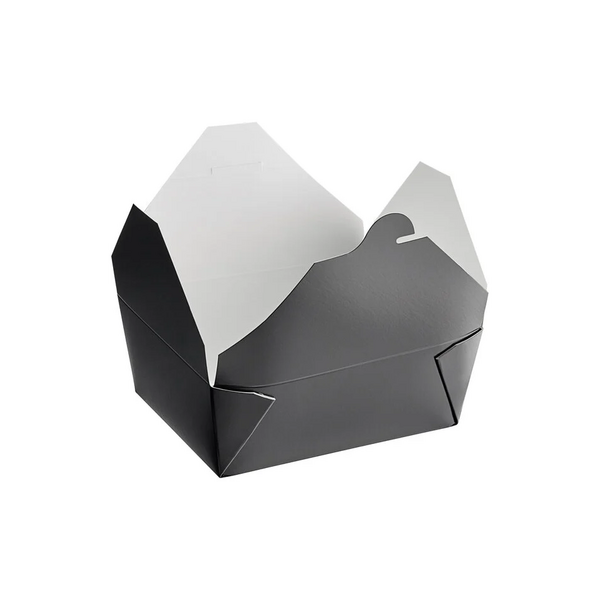 SafePro SB03B, 7.8x5.5x2.4-Inch #3 Black Bio Folded Paper Container, 200/CS