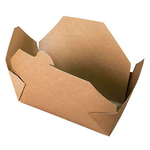 SafePro Eco SB09 55 Oz 8.75x4.4x3-Inch Take-Out Recyclable Kraft Paper Container #9, 200/CS