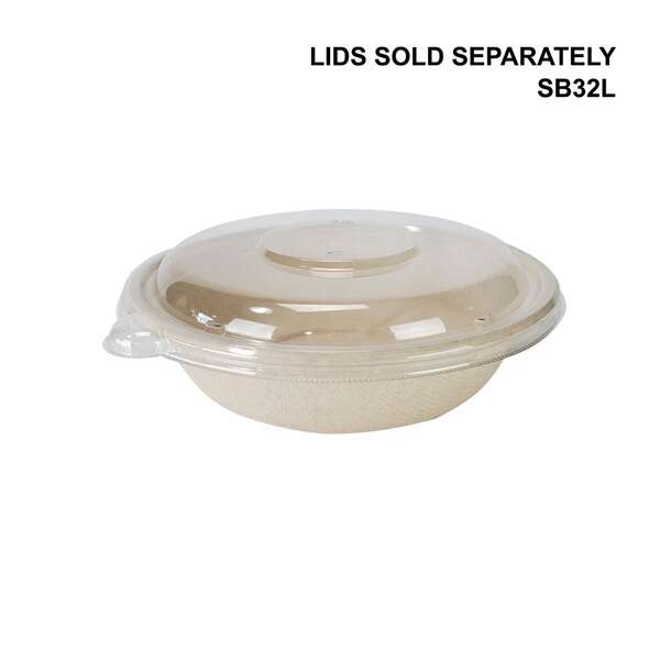 SafePro SBB32400, 32 Oz Bio Round Fiber Bowl, 400/CS