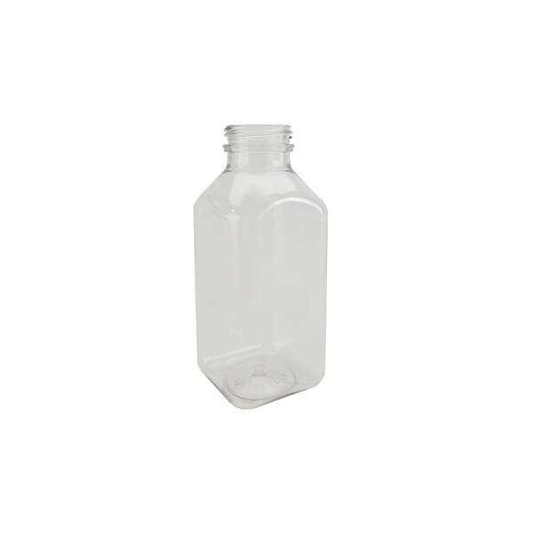 SafePro SJB12 12 Oz 5.5-Inch Clear PET Plastic Juice Bottle, 160/CS