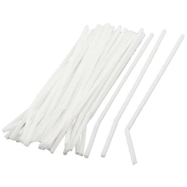 SafePro STRF-X 7.75-Inch Wrapped Flexible Straws, 400/PK