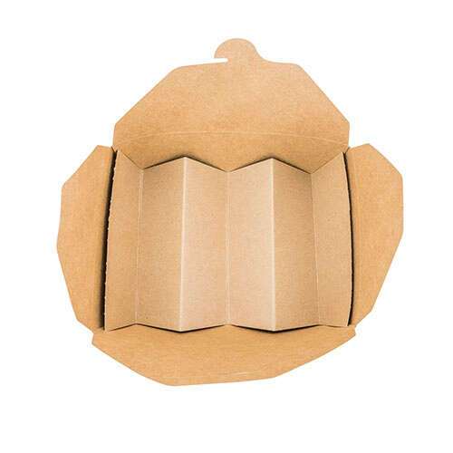 SafePro TACO0010 11-inch (Flat Length) x 6-inch (W) 2-3 Slots Craft Paper Taco Inset for SB03 Take-out Container, 600/CS