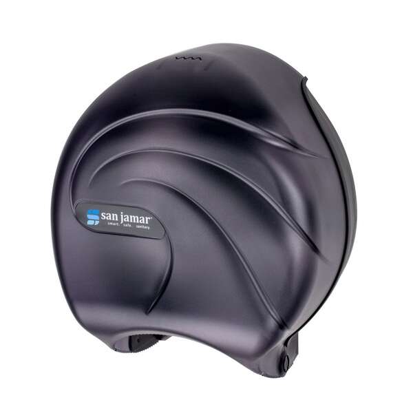 San Jamar R2090TBK, Oceans Soloette JBT Dispenser, Black Pearl, Single Roll