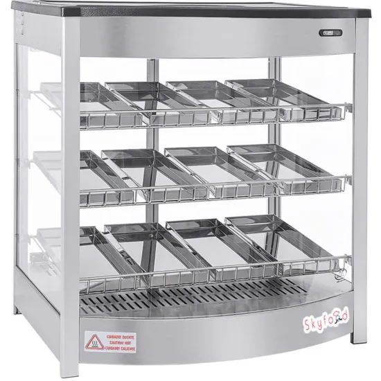 Skyfood FWD3S12P, 25-Inch Countertop Heated Display Warmer w/ 3 Shelves