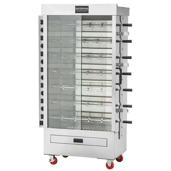 Southwood RE7, Electric 35 Chicken Commercial Rotisserie Oven Machine - 240V