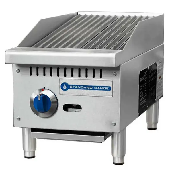 Standard Range SR-CB12-M, 12-Inch Gas Countertop Radiant Charbroiler