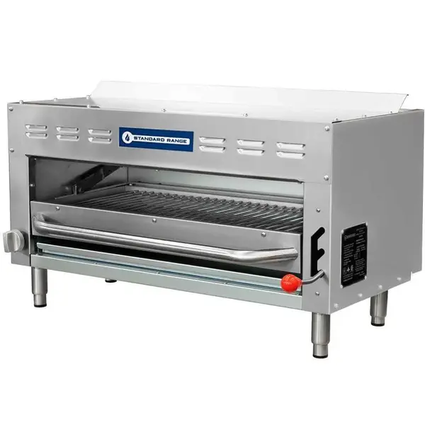 Standard Range SR-SM36-WM, 36-Inch Gas Salamander Infra-Red Broiler with Wall Mounting Kit- 35,000 BTU