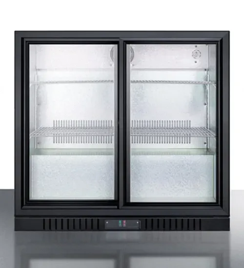 Summit SCR700, 35.5x34.12x20.25-Inch Refrigerated Beverage Merchandiser, 7.4 Cu. Ft, ETL Sanitation
