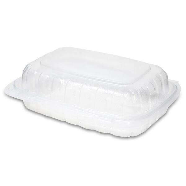 Sure Earth 113965, 9x6-Inch 1-Compartment MFPP-Like Plastic Hinged Container, 200/CS