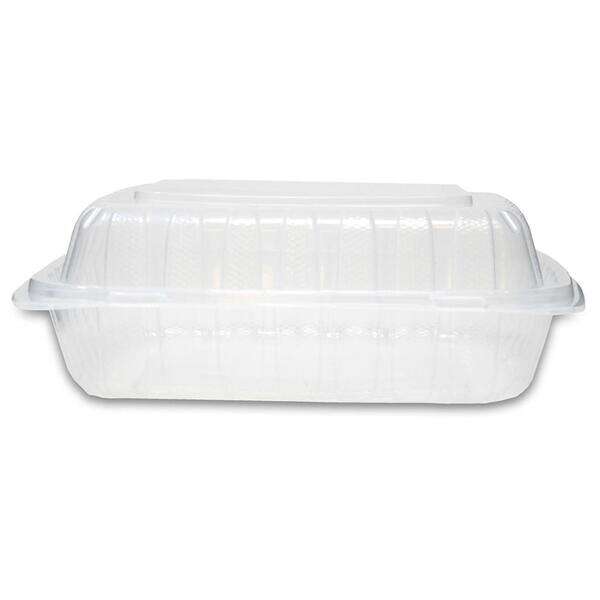 Sure Earth 113966, 9x9-Inch 1-Compartment MFPP-Like Plastic Hinged Container, 150/CS